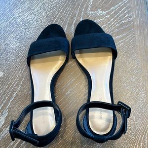 Banana Republic Suede Ankle Strap Sandals
